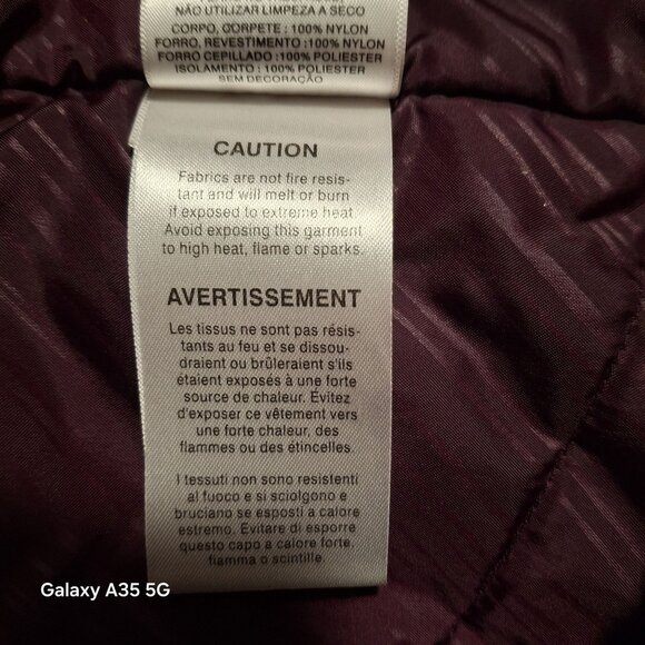 Columbia Womens Pink Hooded Winter Jacket W/ Zipper & Snap Closure Sz 2XL Cozyco - Picture 12 of 15